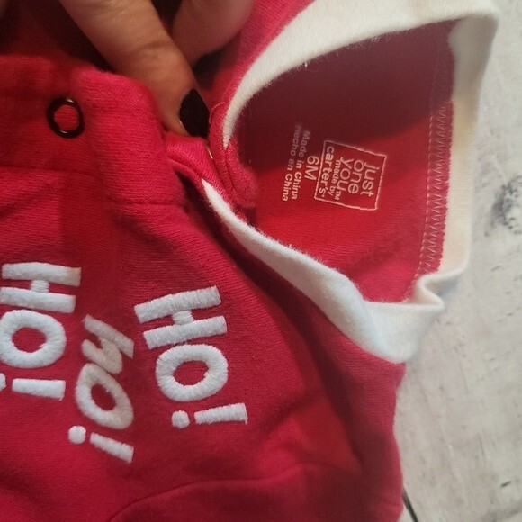 Carters Just One You 4 Piece  Holiday Sleepers  bundle Size 6months - Picture 8 of 16